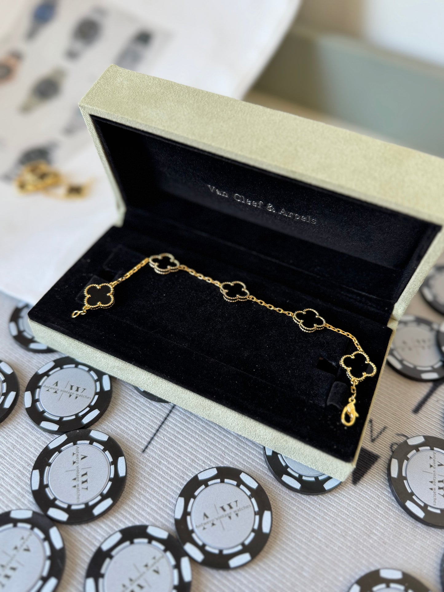 Custom 18k bracelets