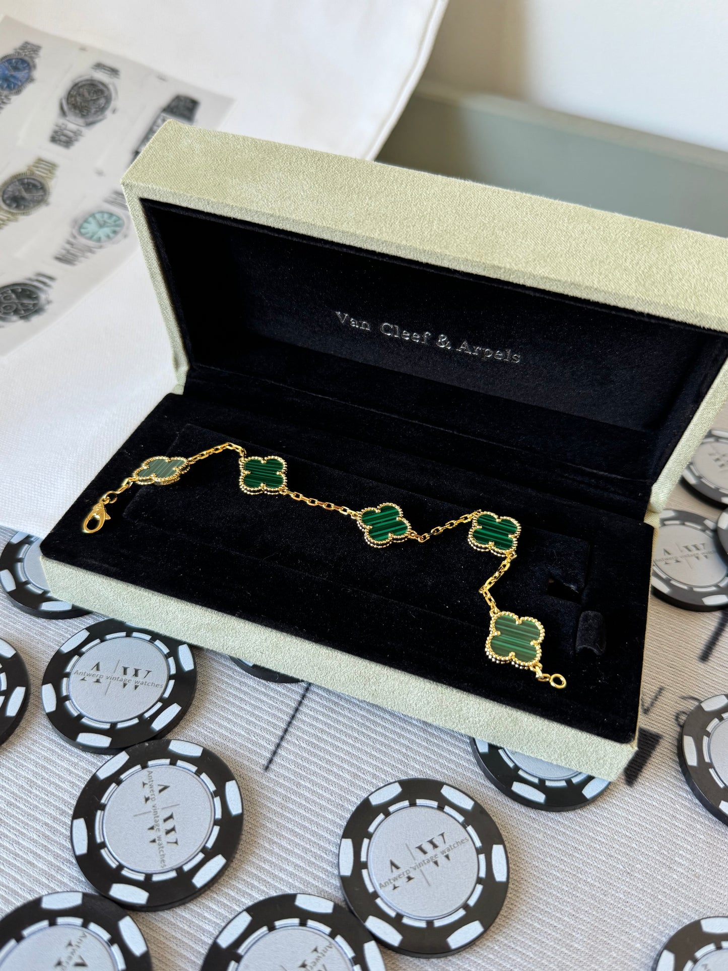 Custom 18k bracelets