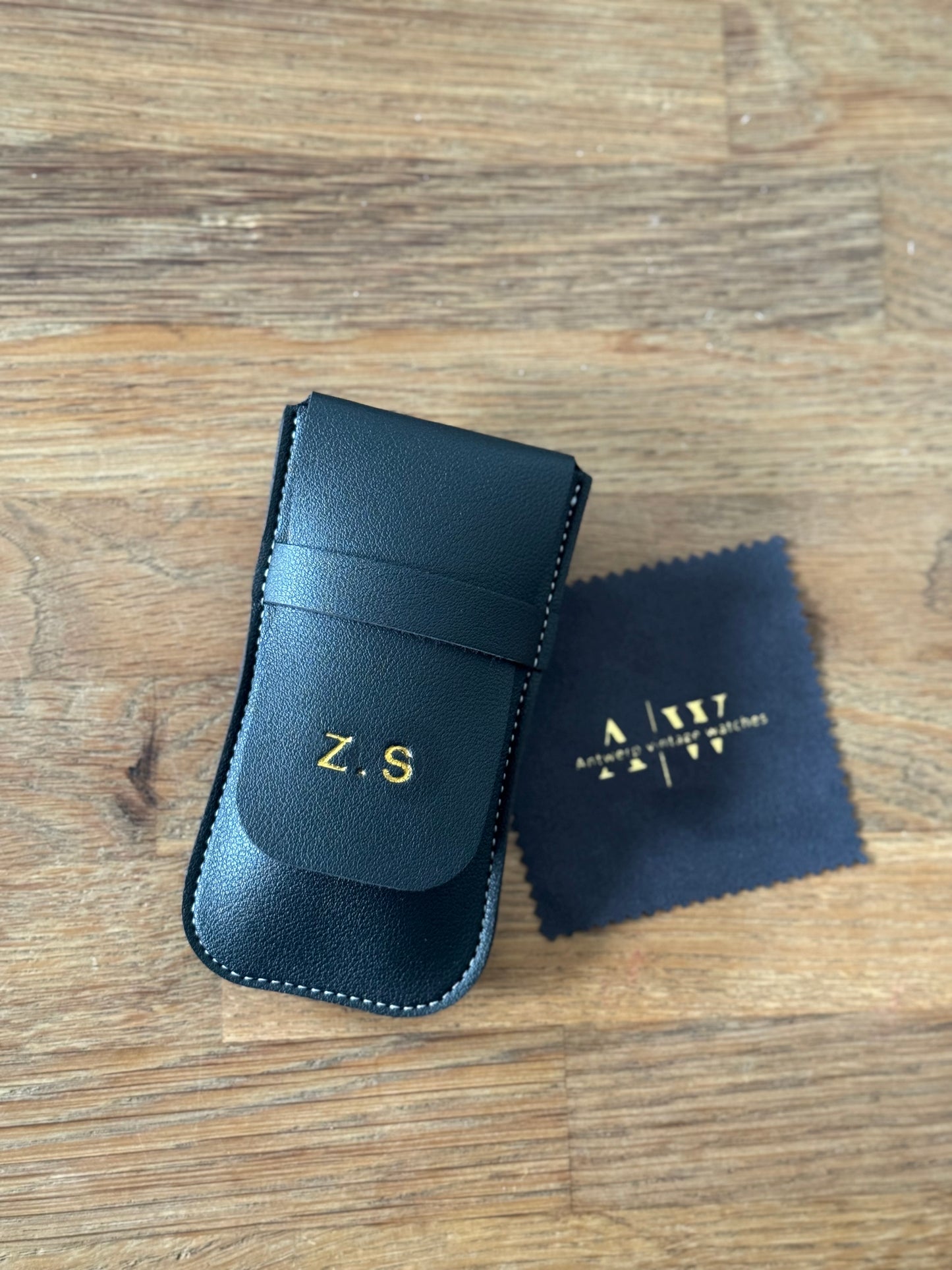 Travel case custom initials